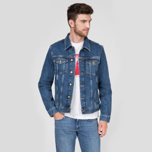 Tommy Hilfiger pánská modrá džínová bunda Icon